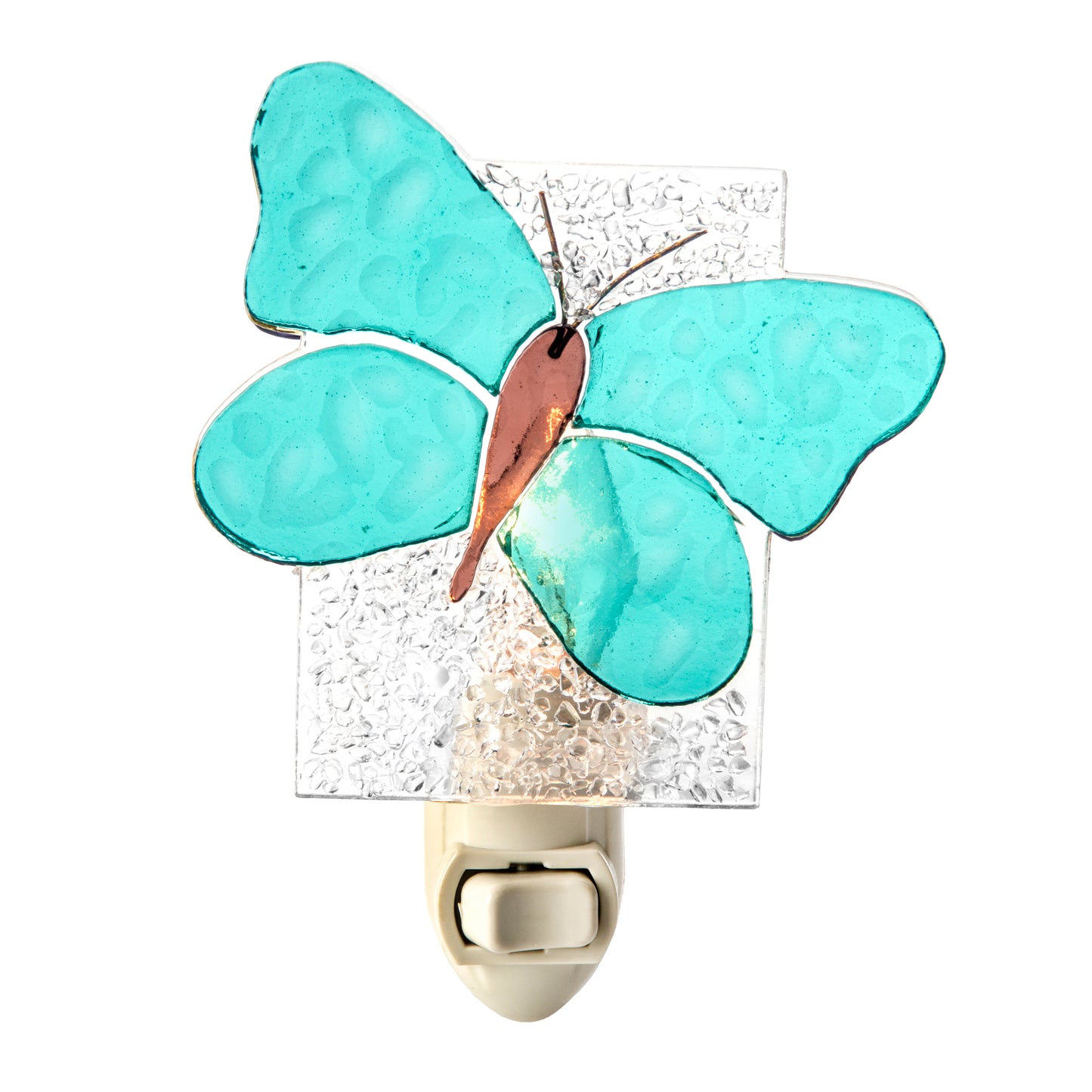 Ntl 219-1 Butterfly Night Light Aqua Mist