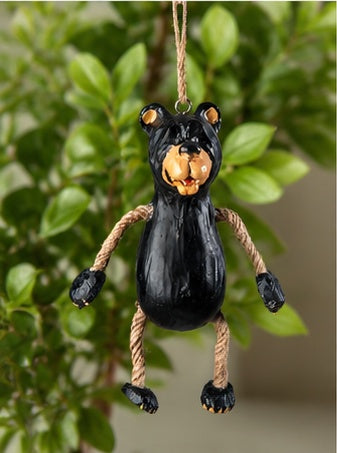 Black Bear Ornament for Lodge & Cabin Décor Bac 013