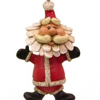 Bac 024 Santa w/Arms Out Ornament