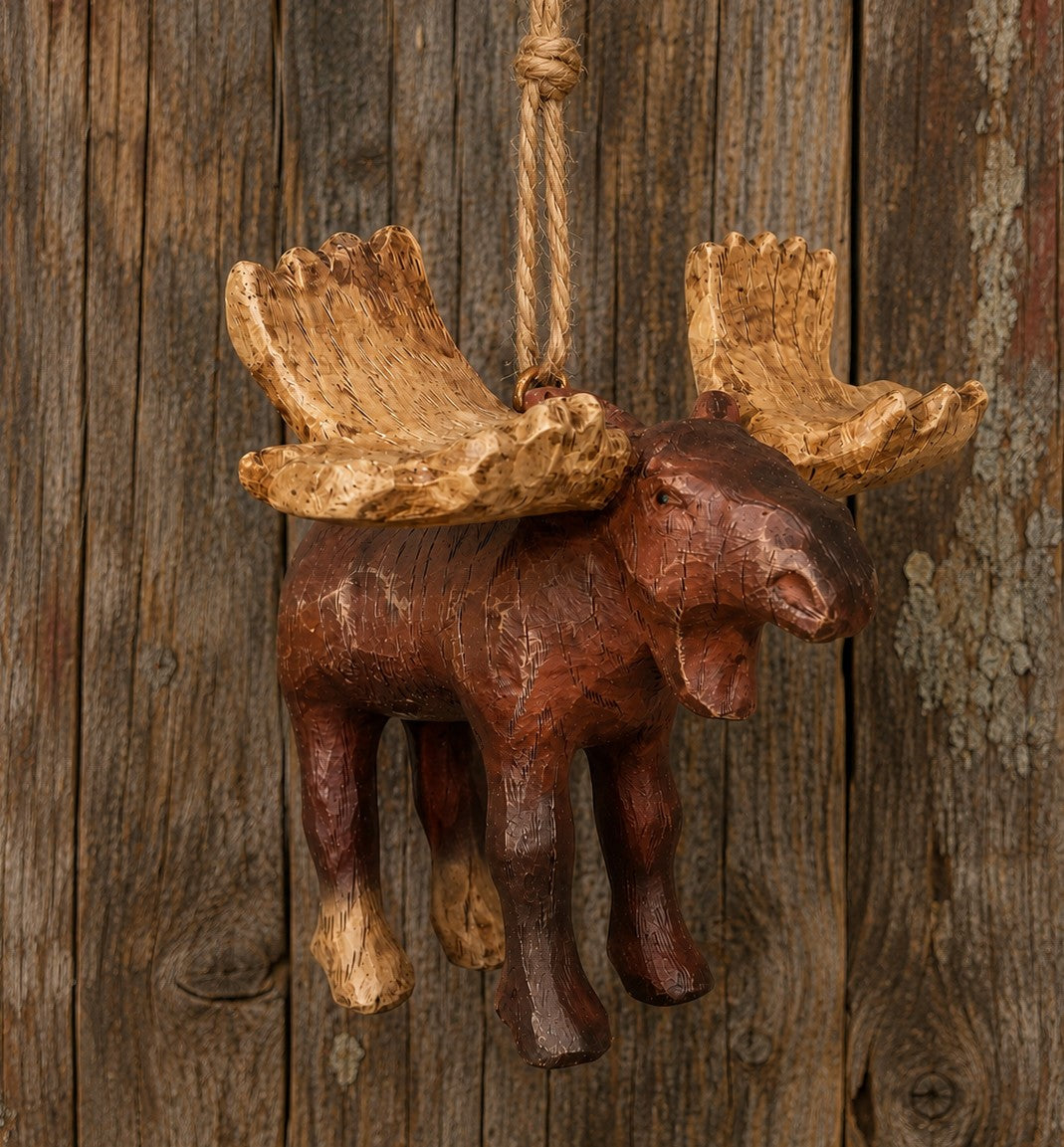 Realistic Moose Christmas Ornament - Bac 172