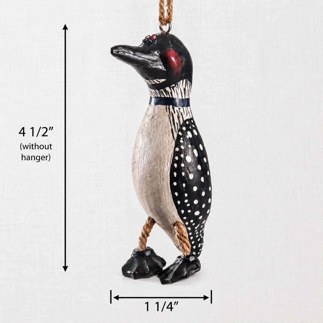 Loon Ornament - Cabin & Lake Decor - Bert Anderson - Bac 030