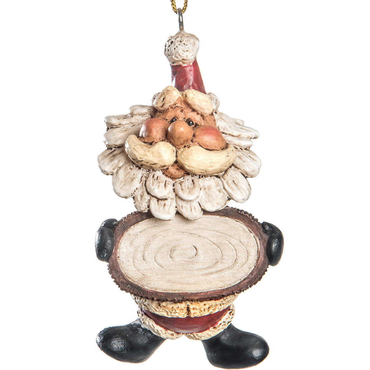 Bac 085 Santa w/Sign Ornament