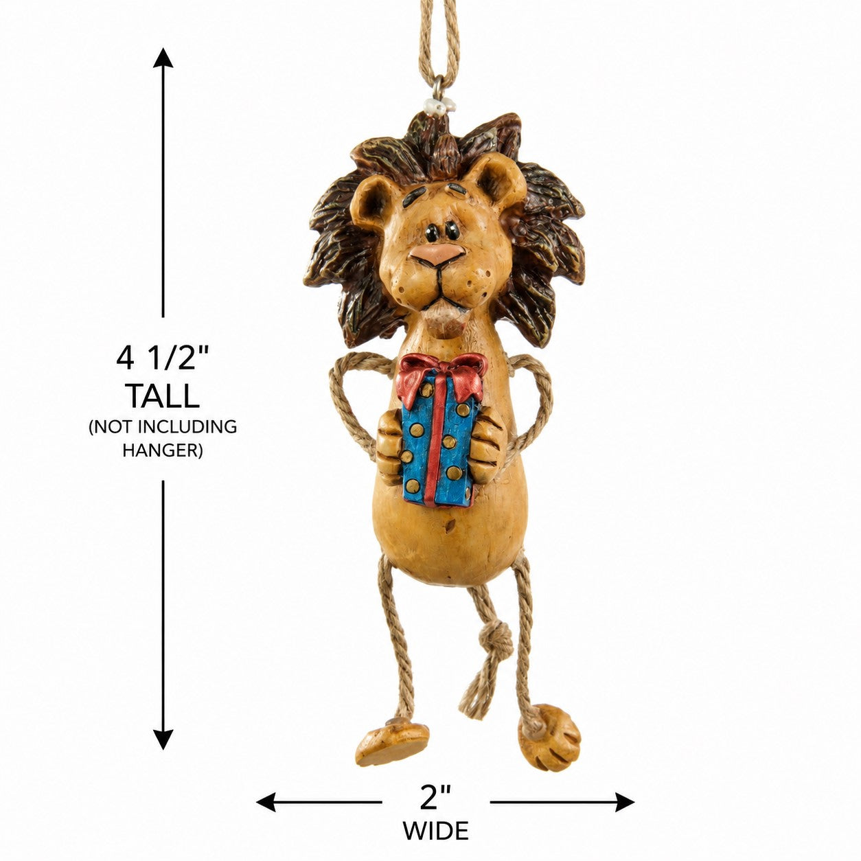 Christmas Lion Ornament - Zoo & Safari - BAC 115