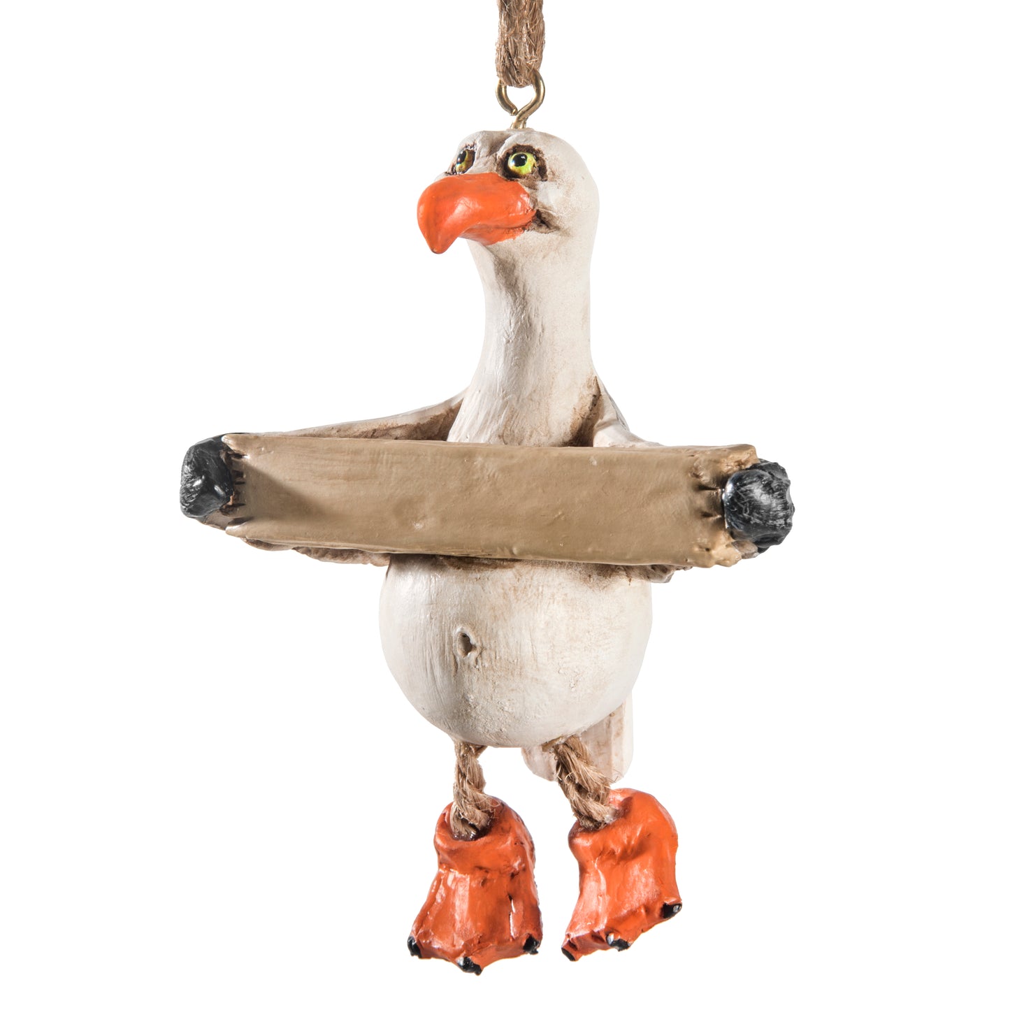 Bac 215 Seagull with Sign Ornament