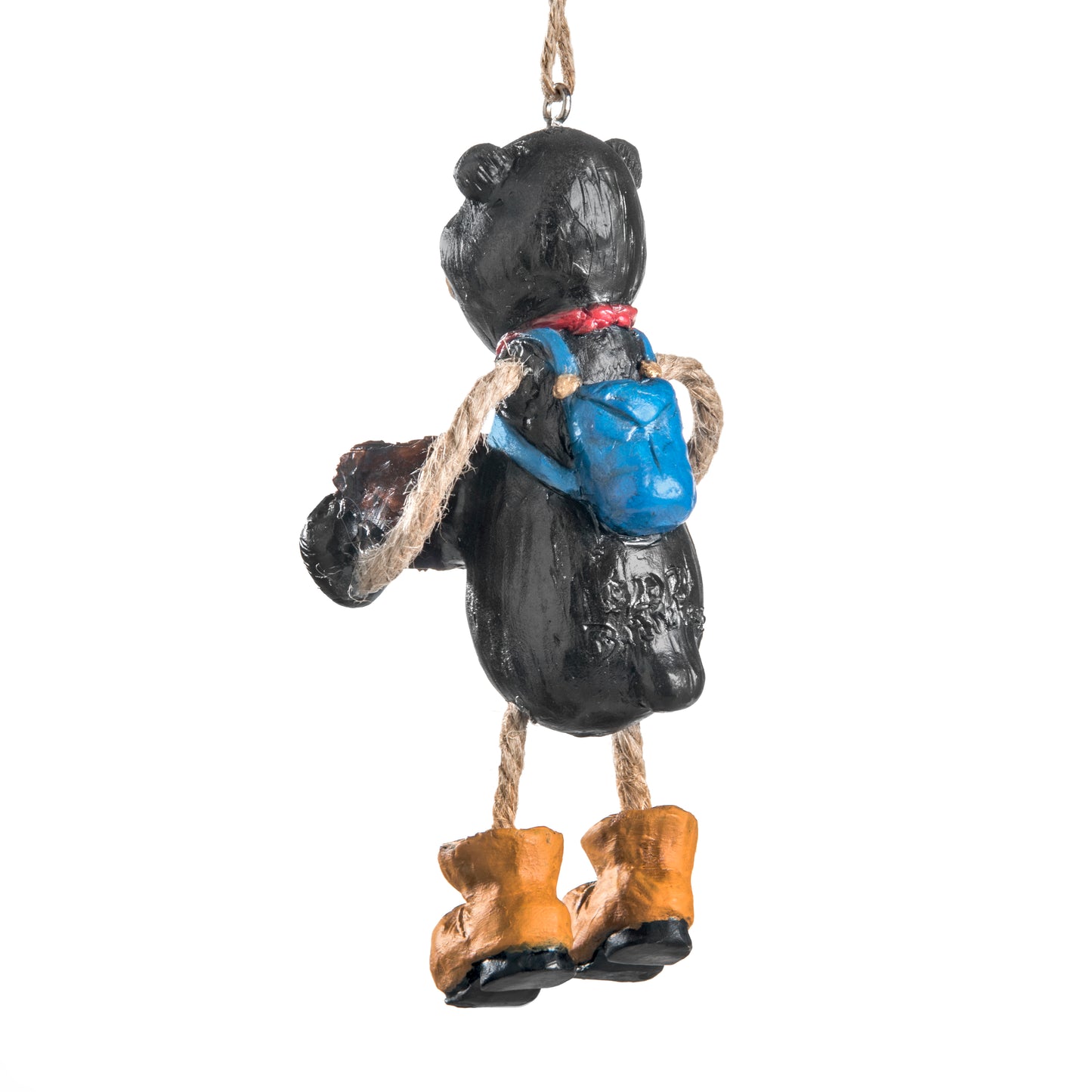 Bac 771 Hiking Bear with Sign Ornament