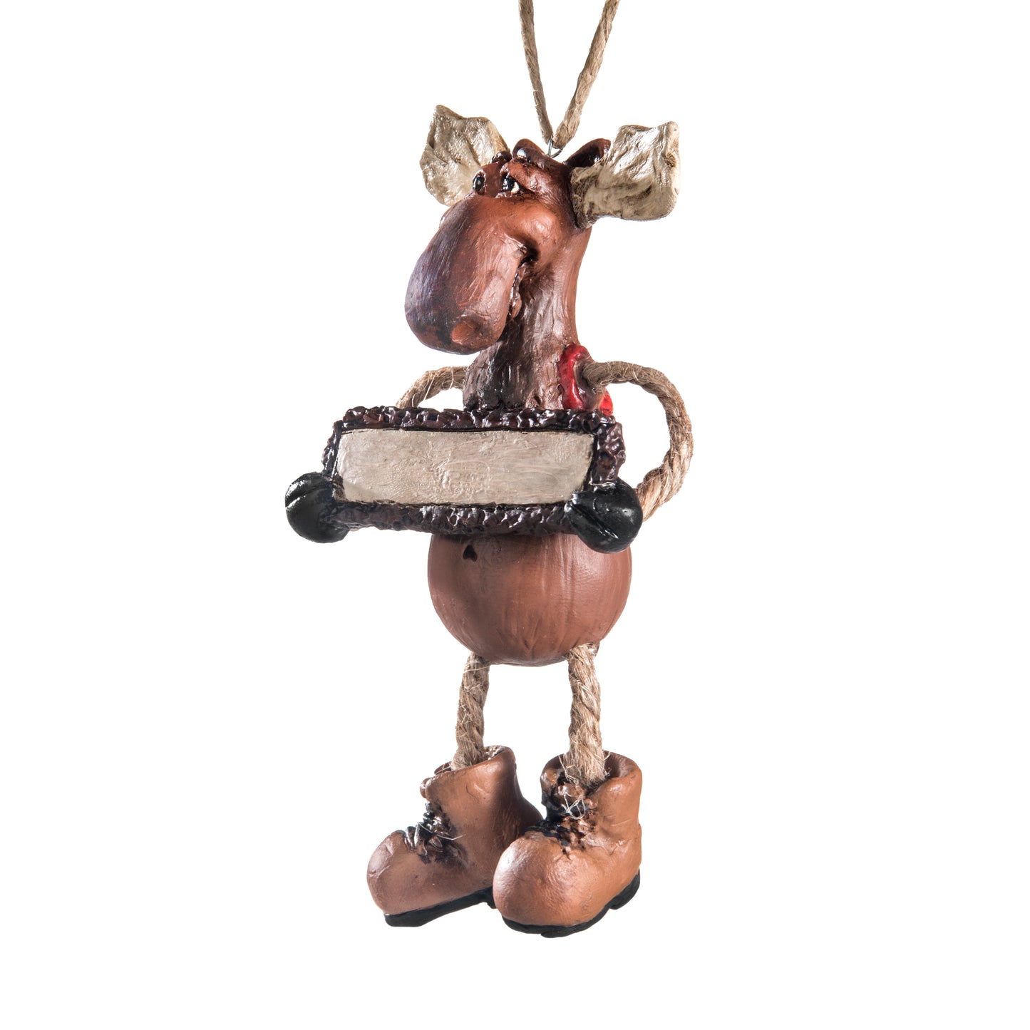 Bac 772 Hiking Moose Ornament