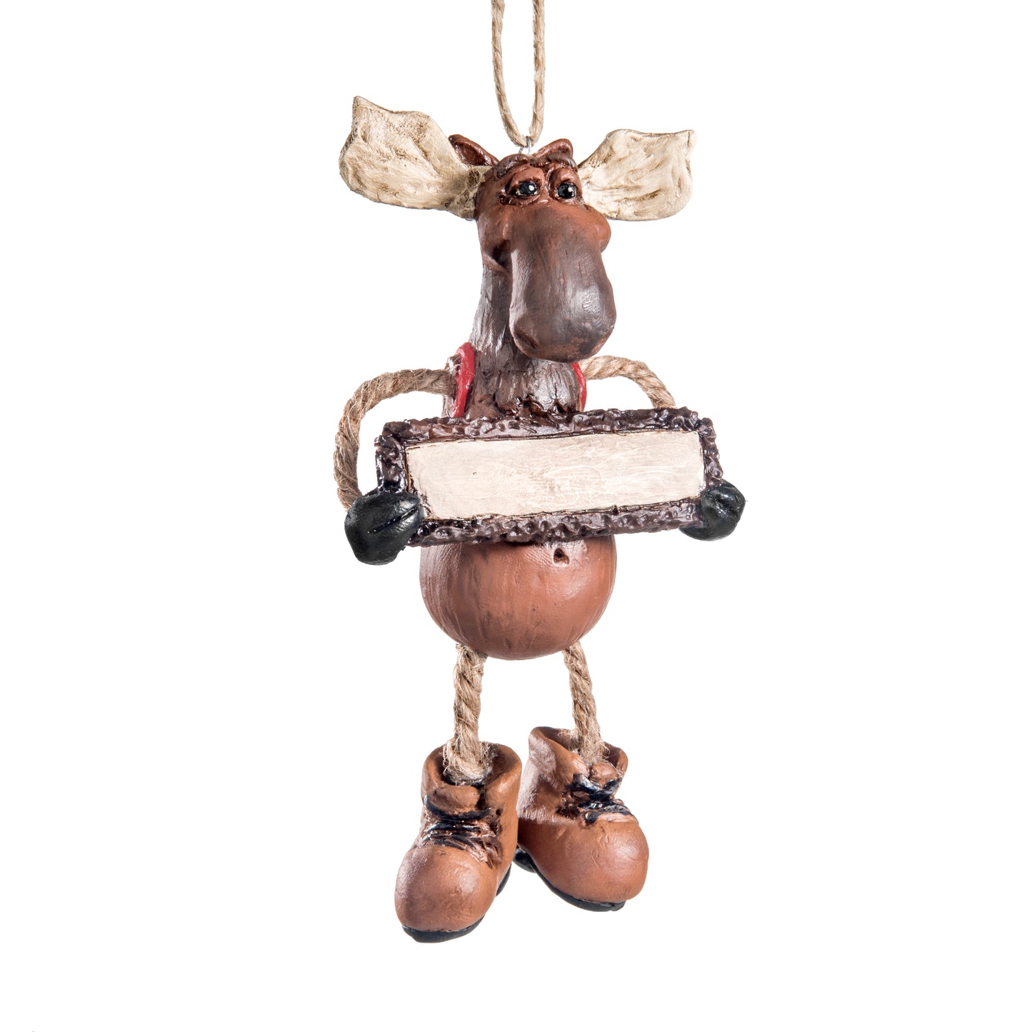 Bac 772 Hiking Moose Ornament