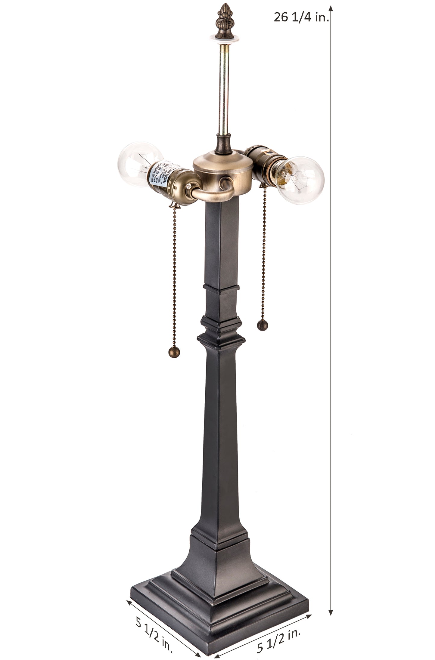 Lam 717 TB Lg Table Lamp Ivory Opal and Pastel Translucent Glass