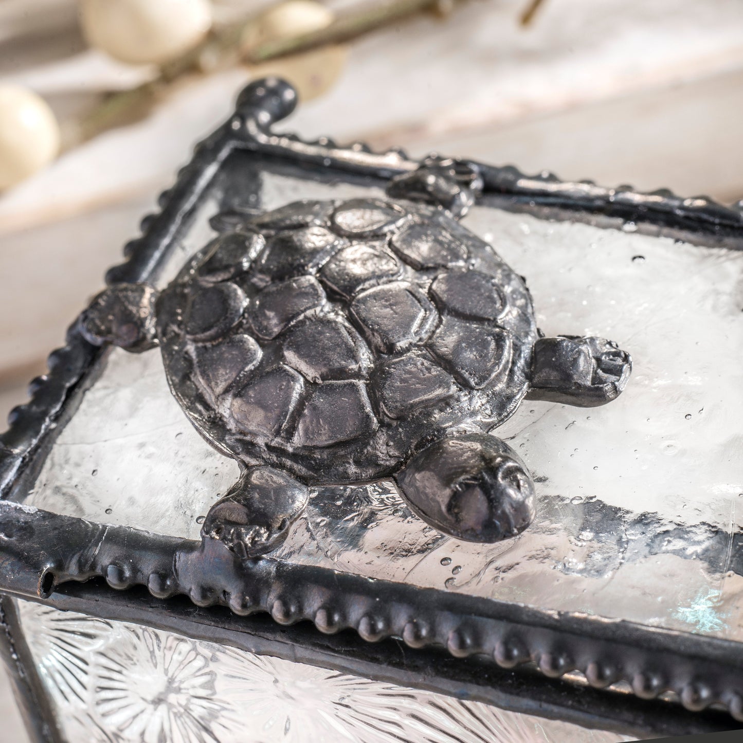 Box 331 Clear Florentine Turtle Box