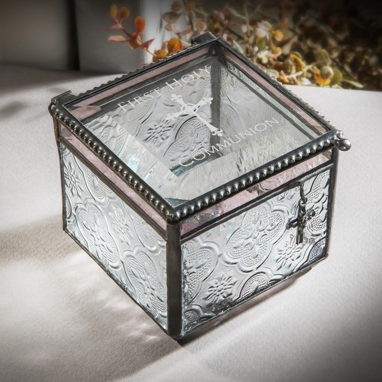 Box 631 EB801 First Communion Keepsake w/Cross Charm