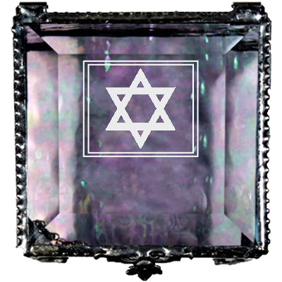 EB250 Star of David Keepsake Box - Vintage Style