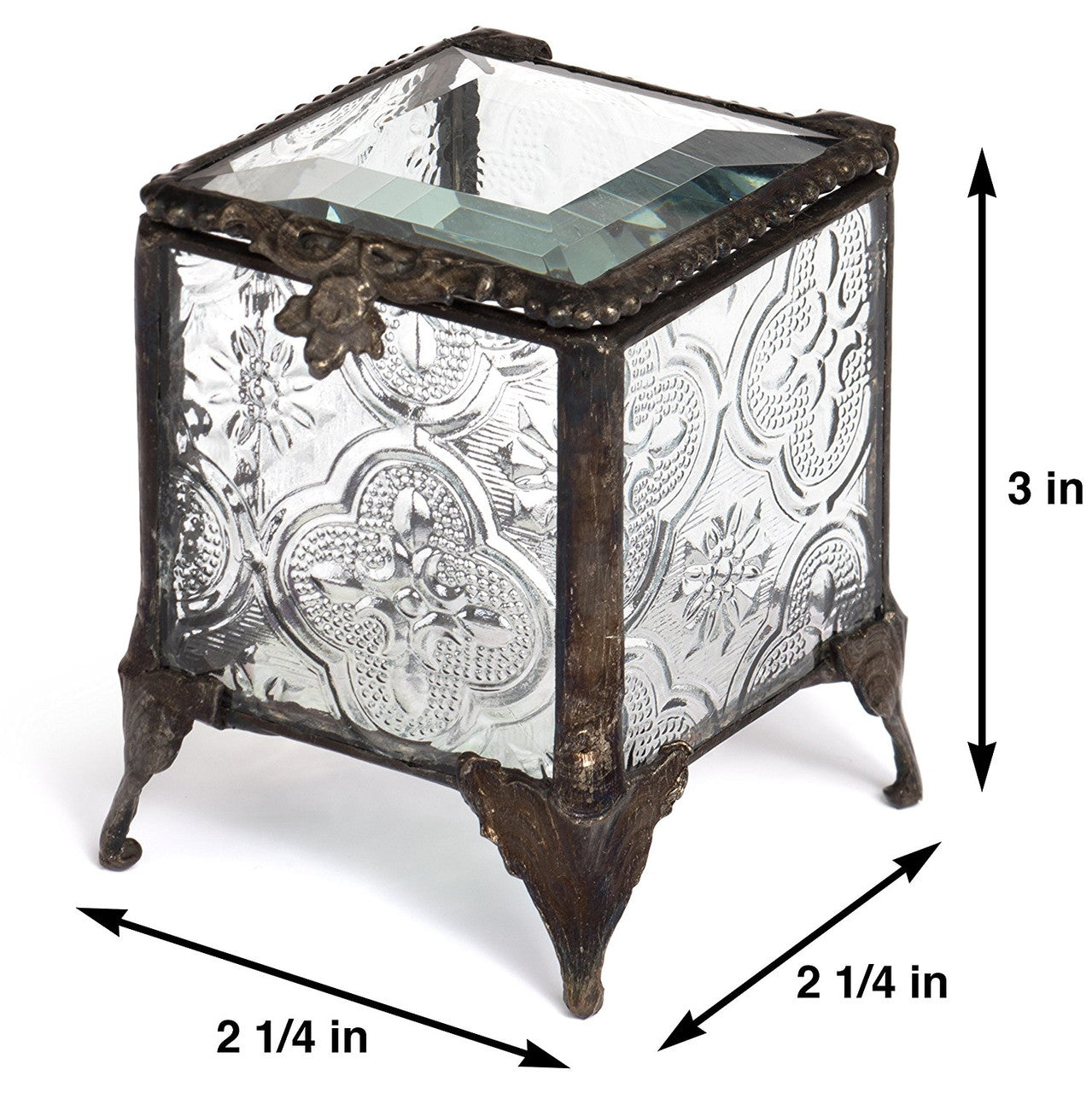 Box 153-2 Vintage Glass Box