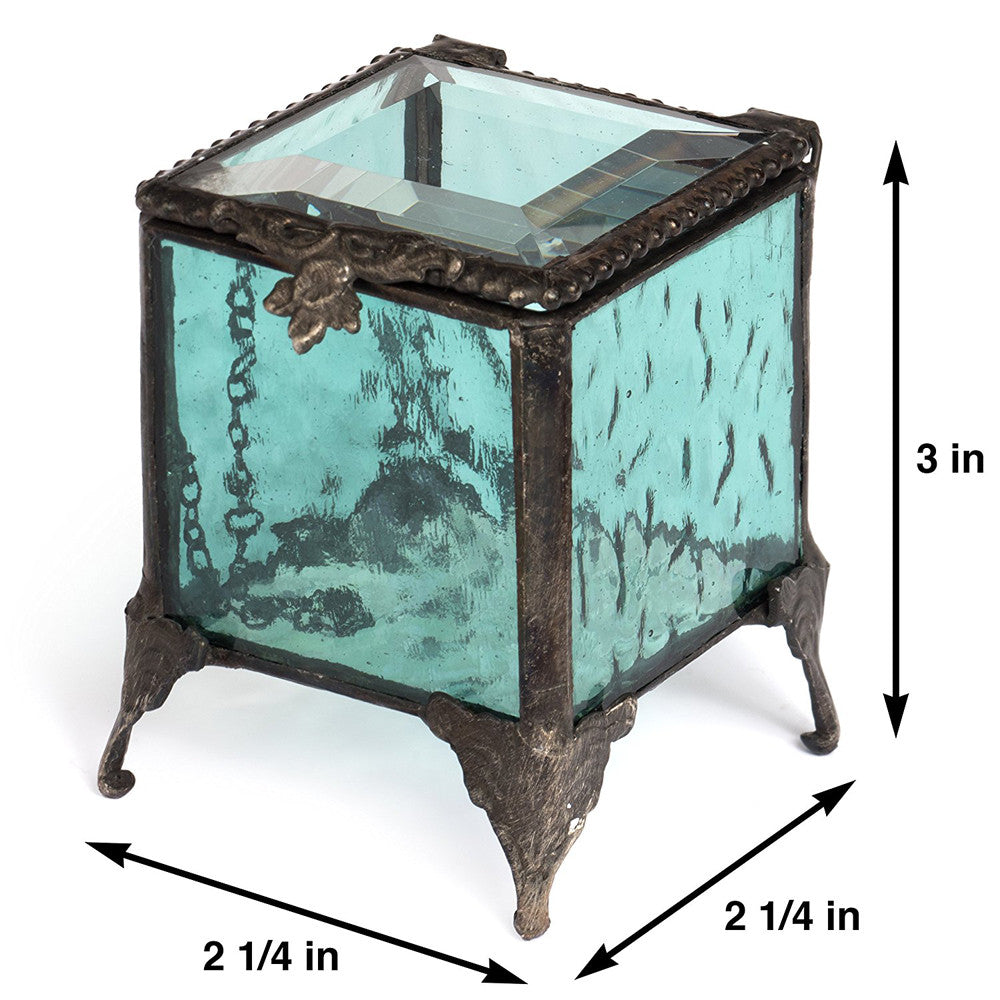 Box 153-3 Windsor Blue Glass Box