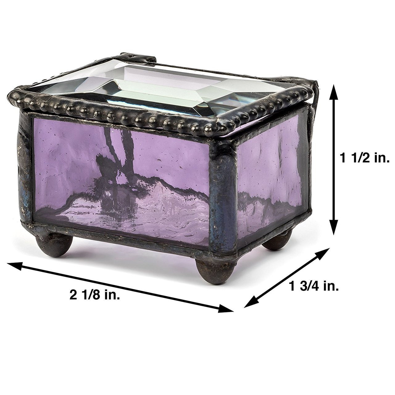 Box 325-2 Purple Glass - Mini Box