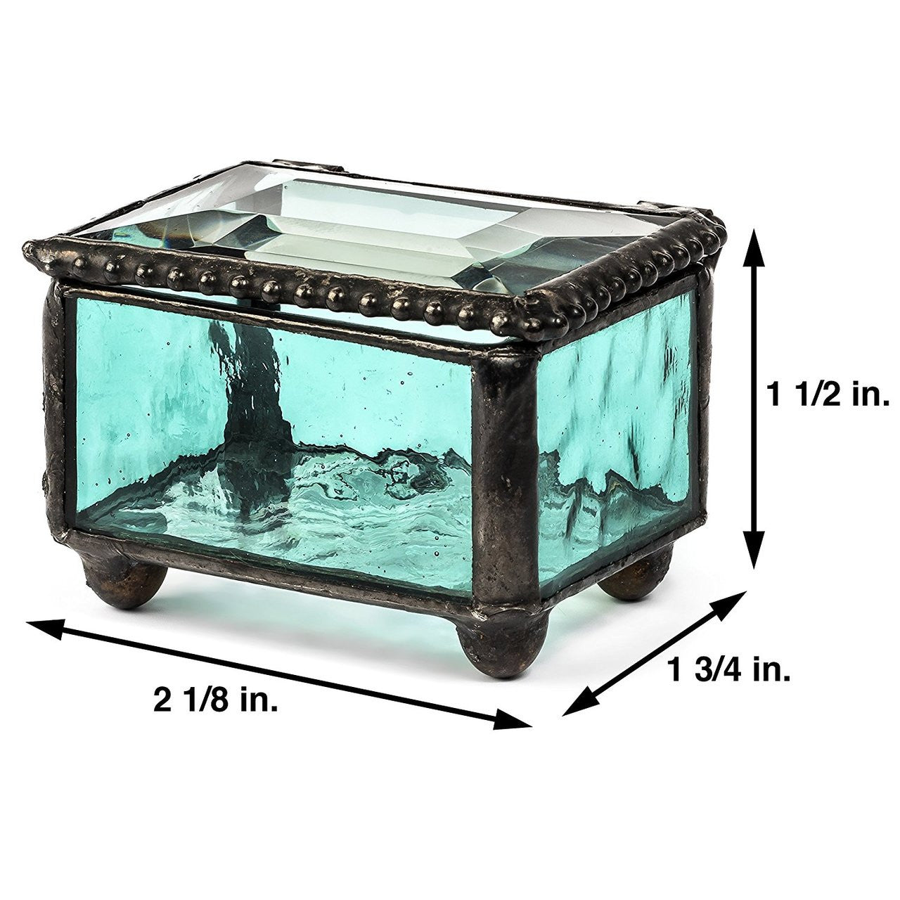 Box 325-3 Windsor Blue Glass - Mini Box