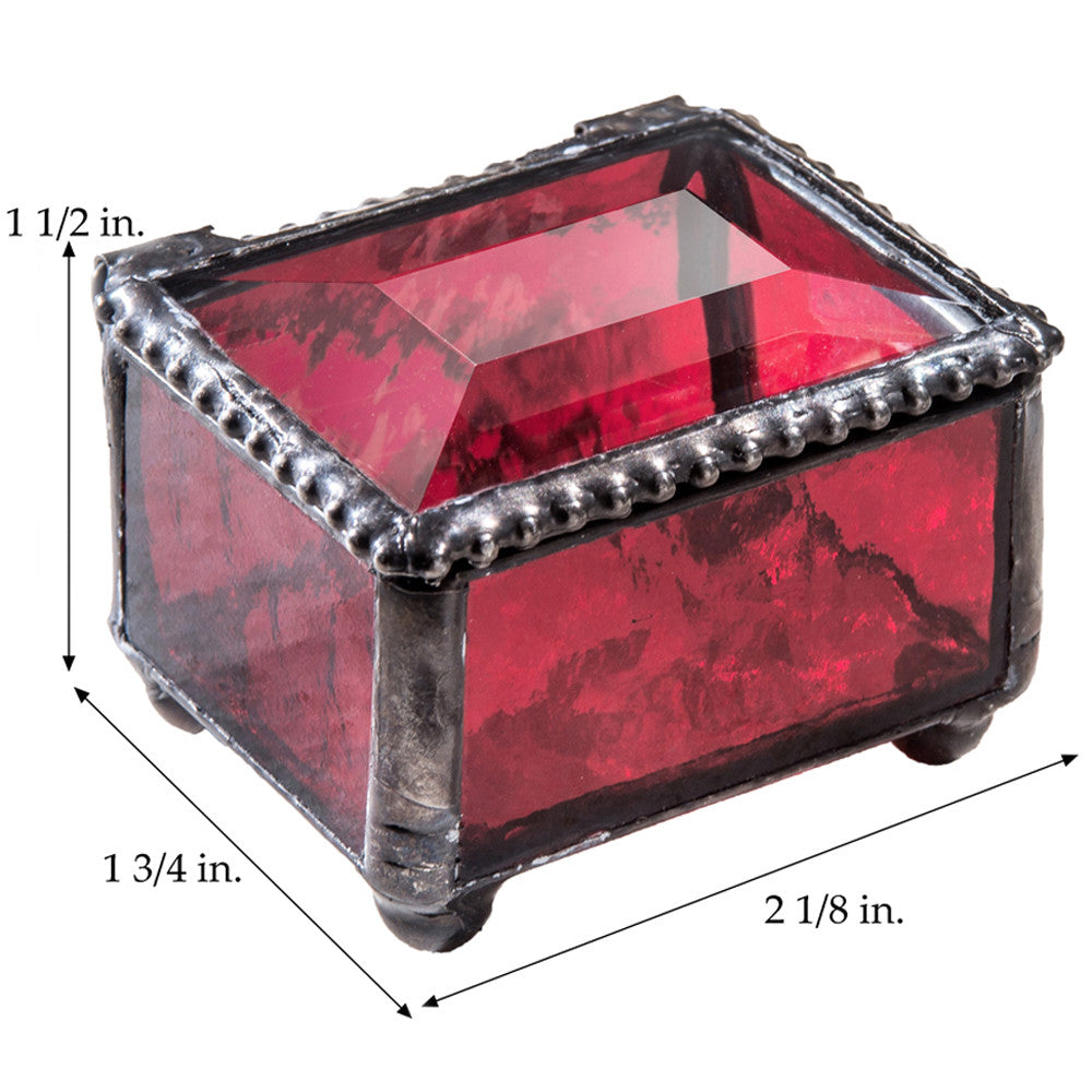 Box 325-4 Red Glass - Mini Box