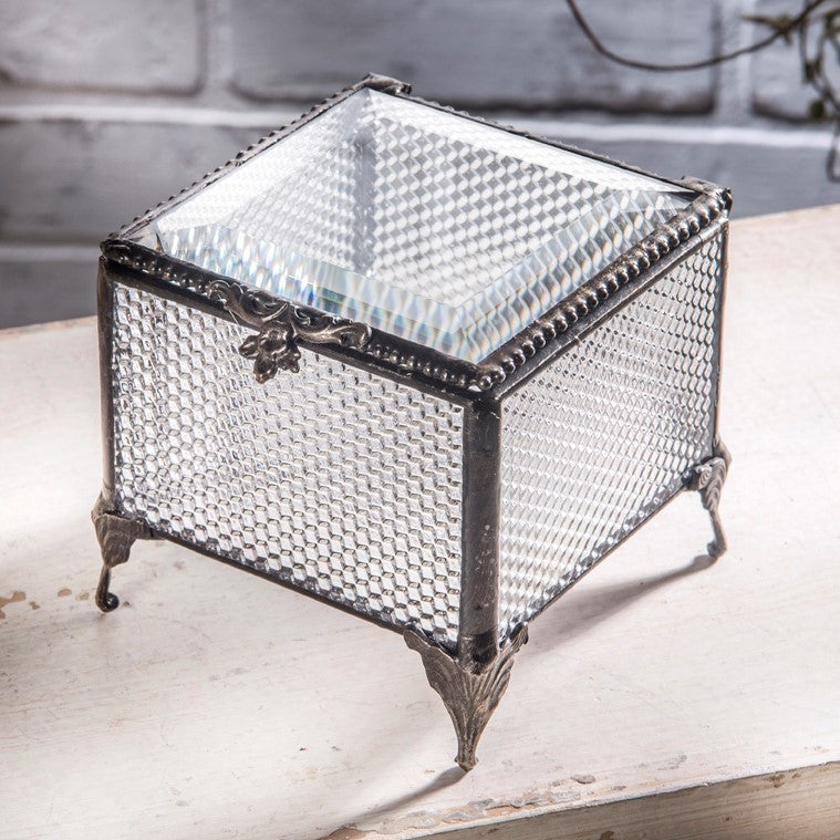 Box 825 Clear Honeycomb Glass Box