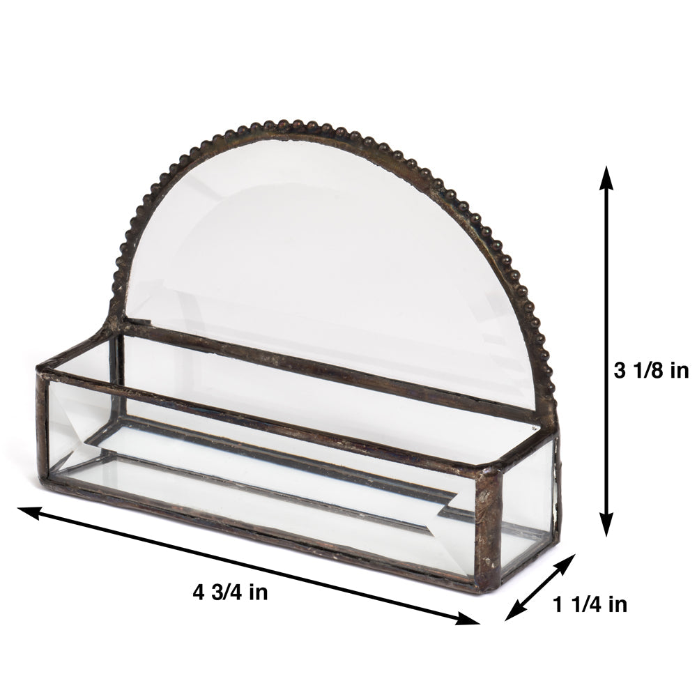 Crd 101 Beveled Glass Cardholder