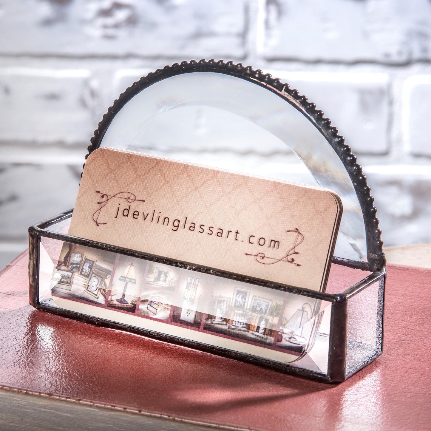 Crd 101 Beveled Glass Cardholder