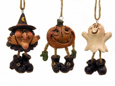 Bac 096 Pumpkin Halloween Ornament - Jack-O-Lantern