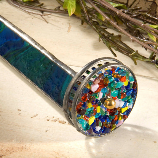 KAL 106 Blue/Green Opal  Kaleidoscope - Double Wheel