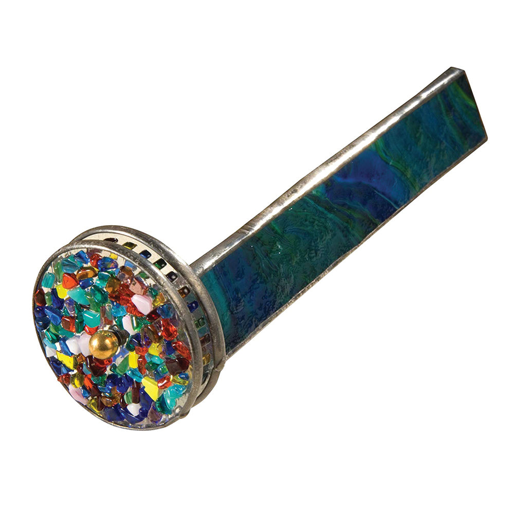 KAL 106 Blue/Green Opal Kaleidoscope - Double Wheel