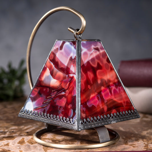 Lam 718-1 Red Opal Mini Lamp