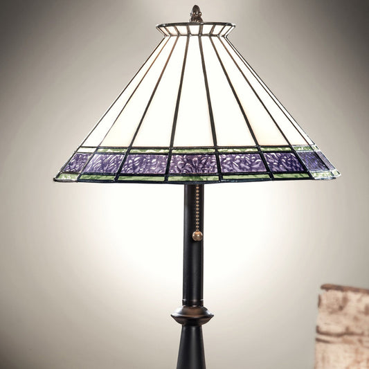 Lam 654-3 TB Purple,  Pale Sage Accents with Crown Top