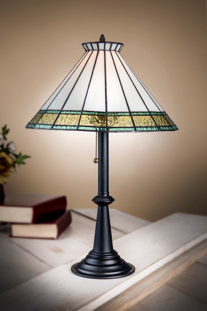 Lam 654-2 TB Pale Sage, Windsor Blue Accents with Ivory and Crown Top
