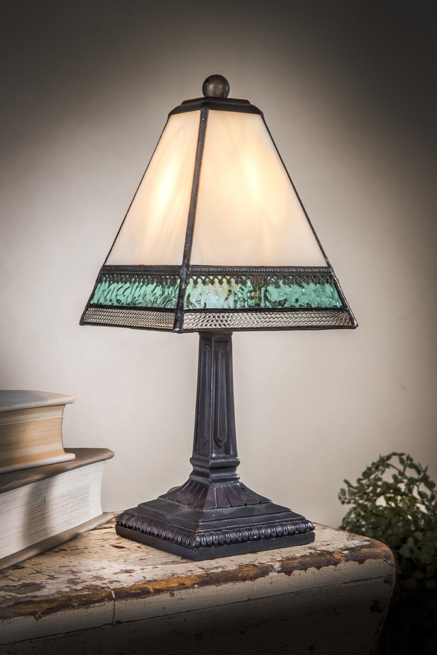 Lam 696 TB Windsor Blue and Ivory Opal - Accent Lamp