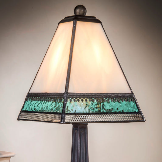 Lam 696 TB Windsor Blue and Ivory Opal - Accent Lamp