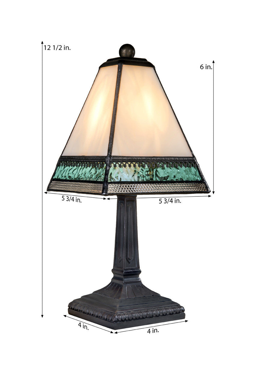 Lam 696 TB Windsor Blue and Ivory Opal - Accent Lamp