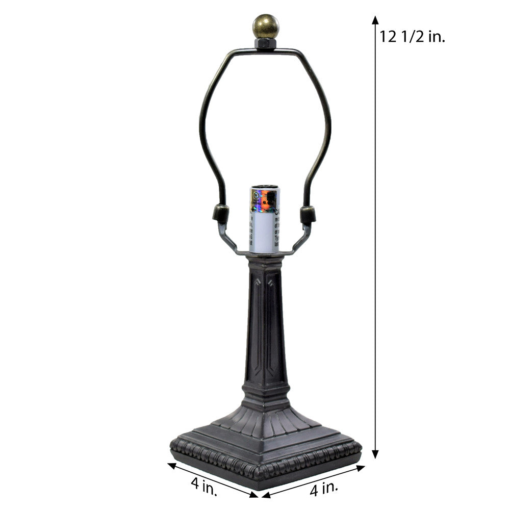 Lam 705 TB Brown, Turquoise and Ivory Accent Lamp