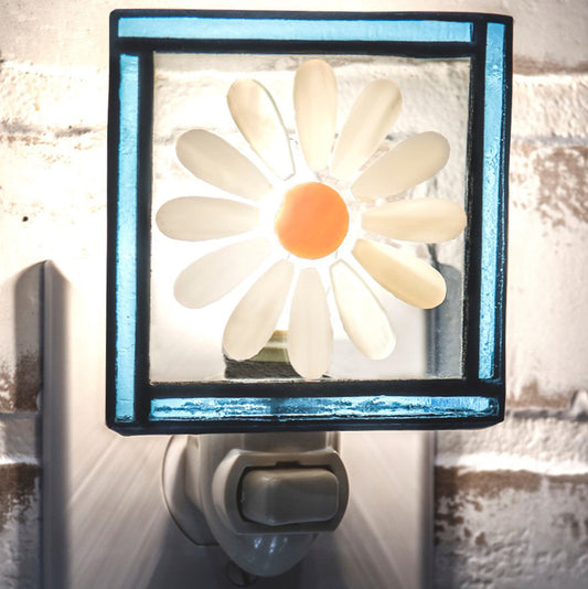Ntl 210-2 Daisy Night Light with Blue Trim