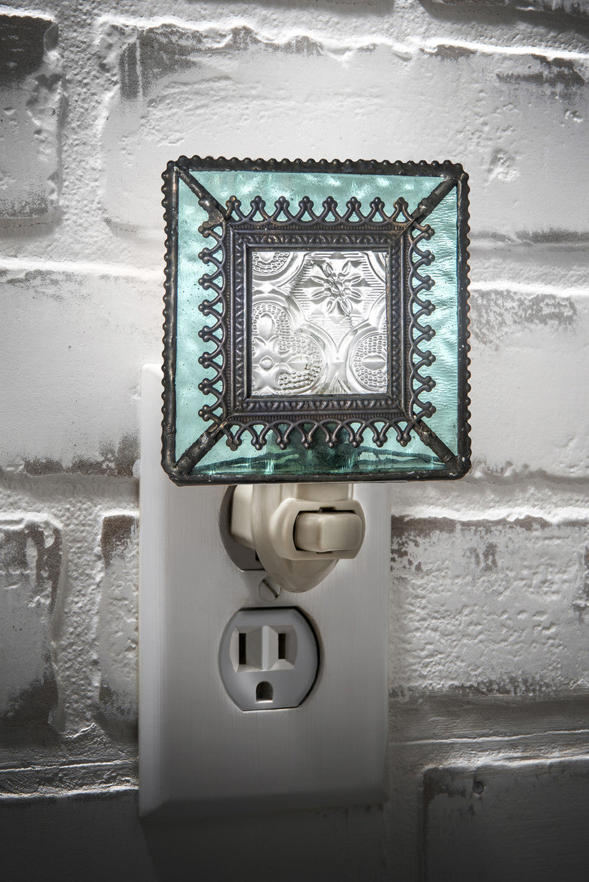 Ntl 166 Windsor Blue Night ight with Filigree Accent