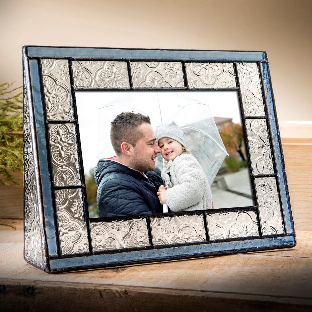 Pic 159 Vintage and Blue Glass Frame Series