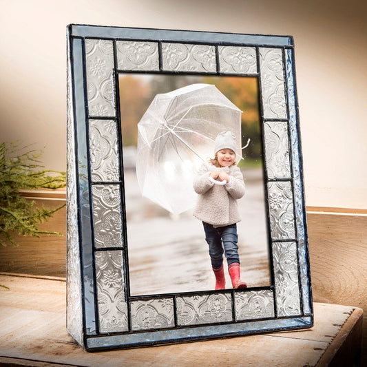 Pic 159 Vintage and Blue Glass Frame Series