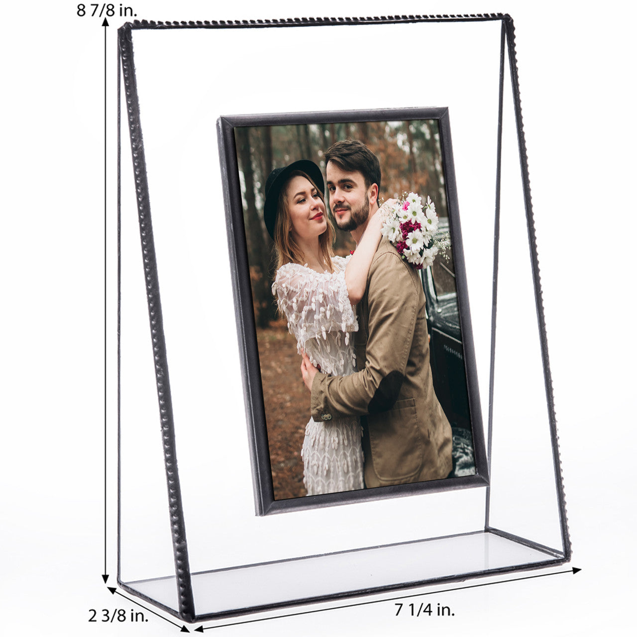 Pic 319 Clear Glass with Beaded Edge Frame Series