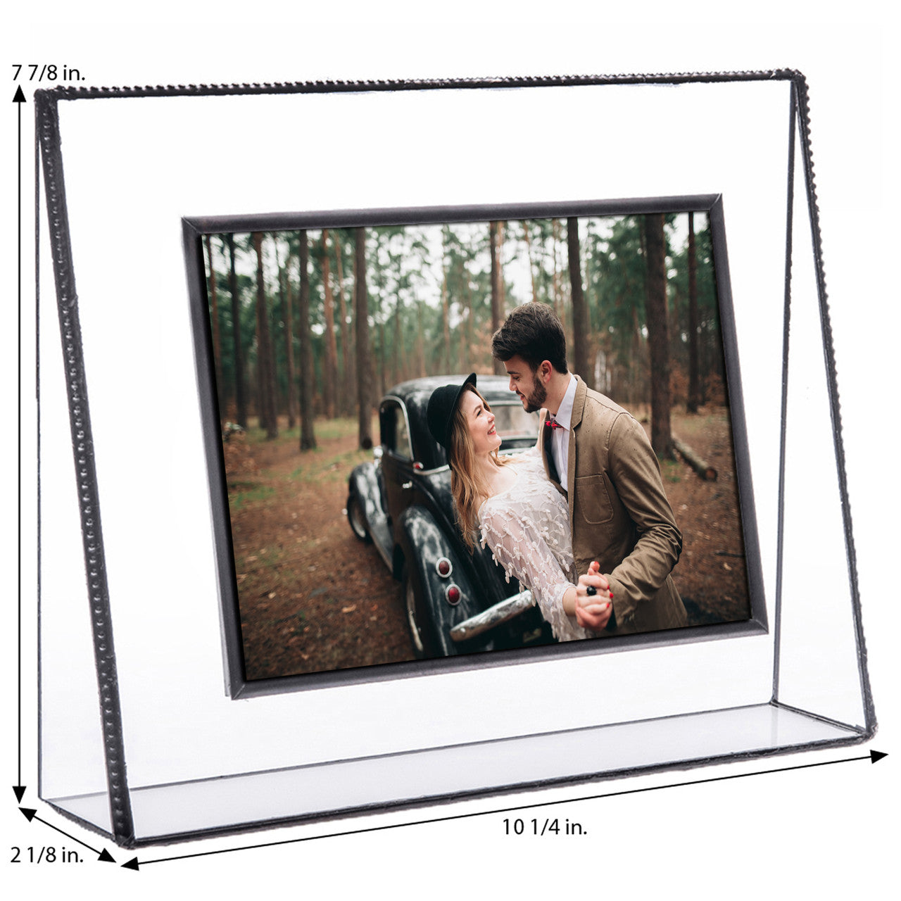 Pic 319 Clear Glass with Beaded Edge Frame Series