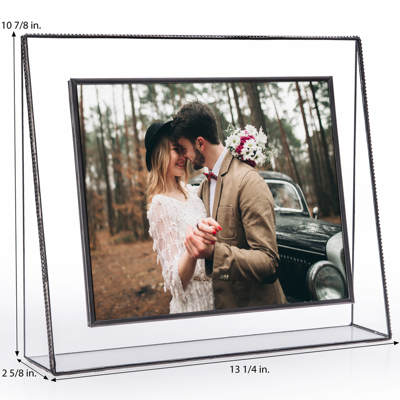 Pic 319 Clear Glass with Beaded Edge Frame Series