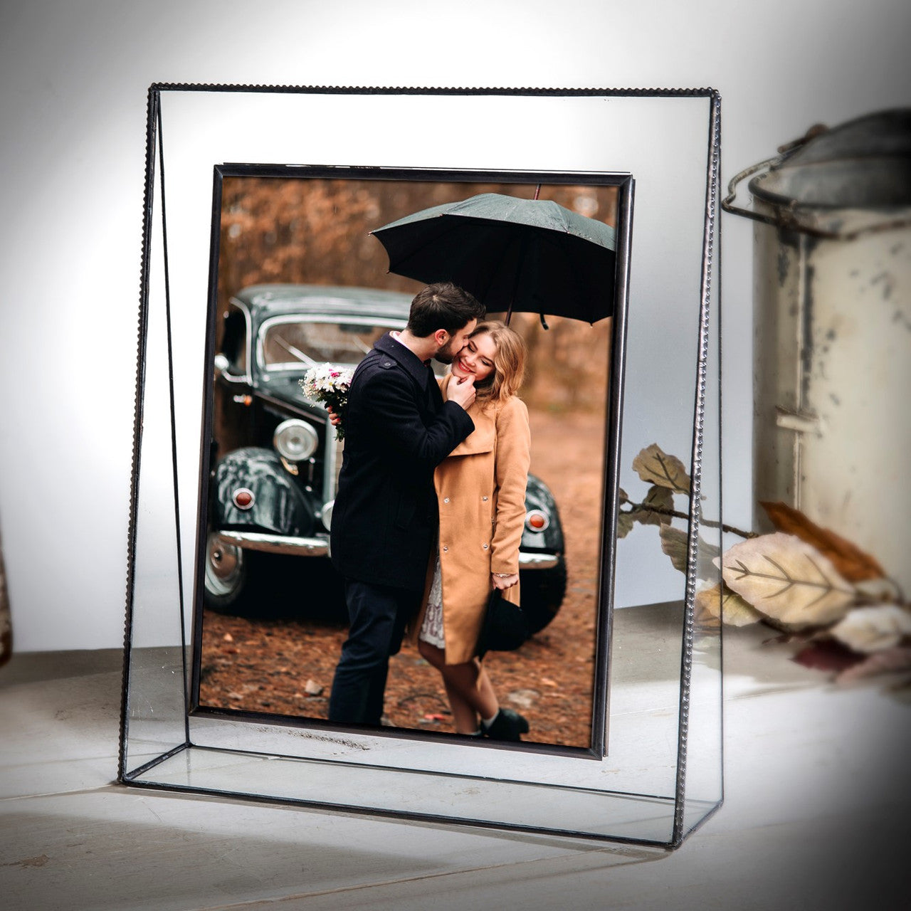 Pic 319 Clear Glass with Beaded Edge Frame Series
