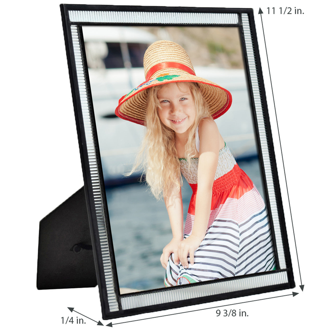 Pic 322 Clear Fluted Glass - Easel Back Frame Series