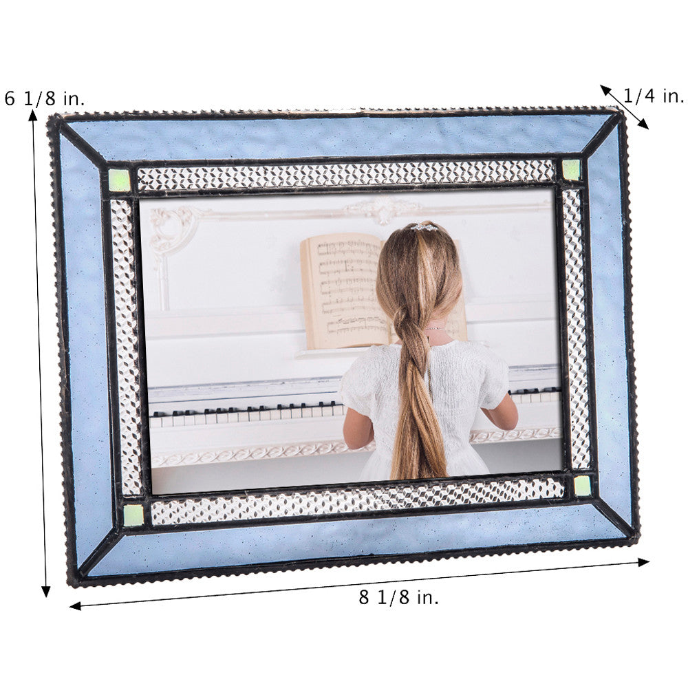 Pic 418 Pale Blue Glass - Easel Back Frame Series