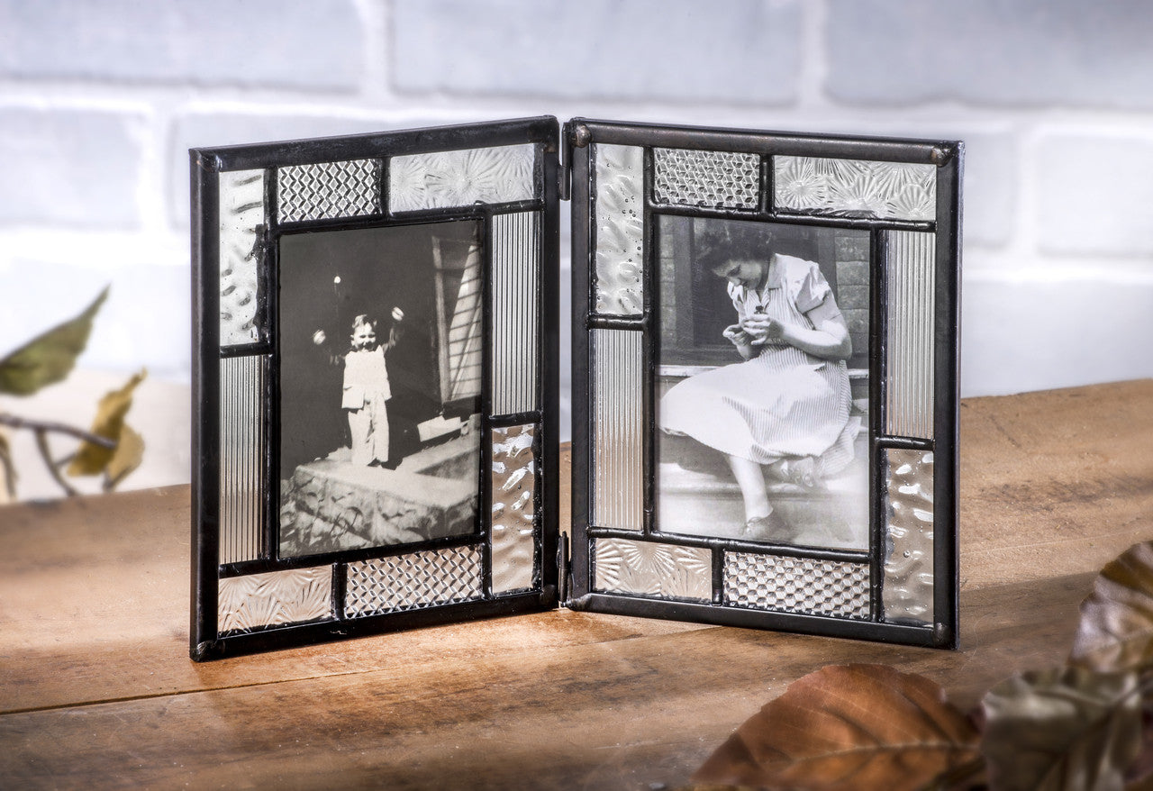 Pic 460 Clear Textured Glass - Hinged Frame Series