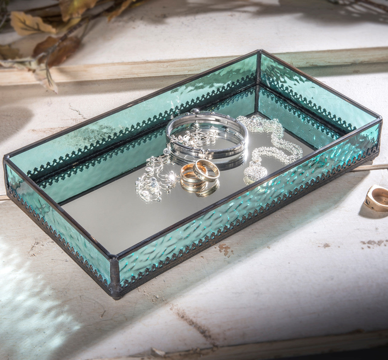 Tra 126 Windsor Blue Glass Tray