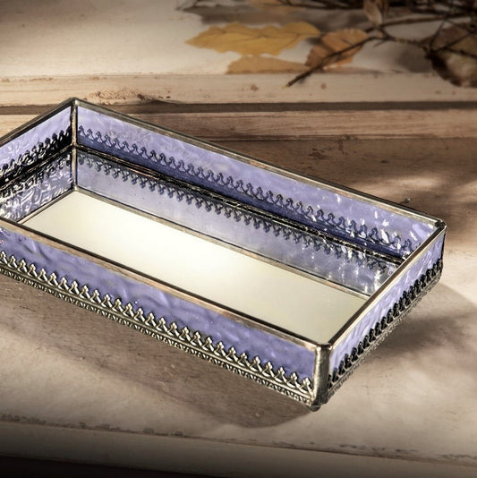 Tra 127 Purple Glass Tray