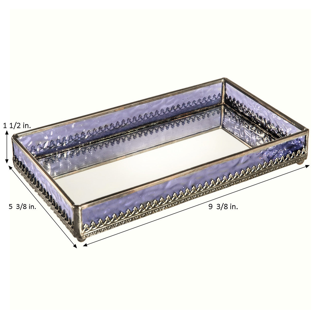 Tra 127 Purple Glass Tray