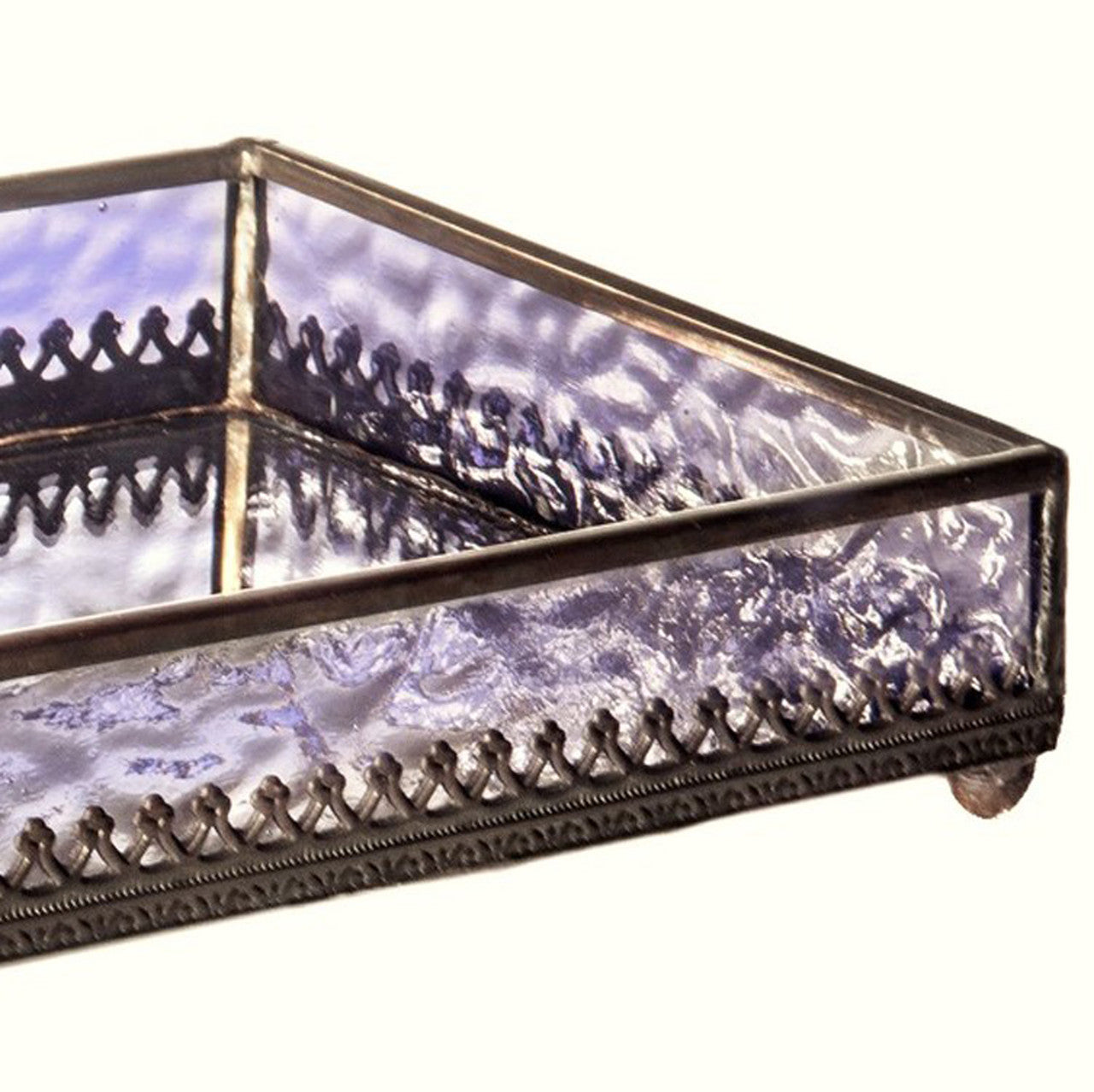 Tra 127 Purple Glass Tray