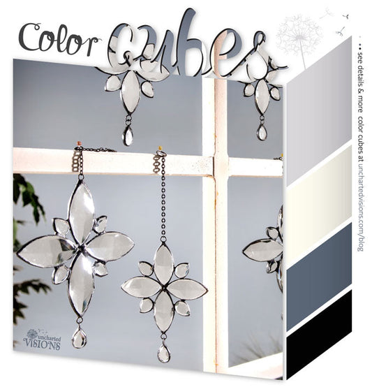Color Cubes: Snowflake Gray Color Palette Inspiration