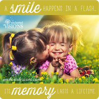 A Smile Happens in a Flash, Its Memory Lasts a Lifetime